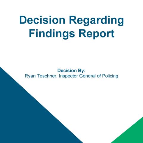 Cover of the IG Decision